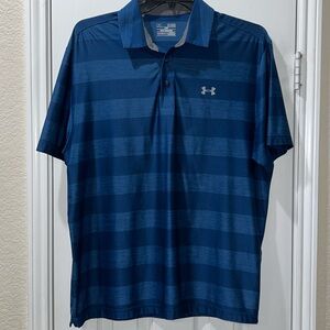 Men’s Under Armour Playoff Polo Golf Shirt Heat Gear Size XL